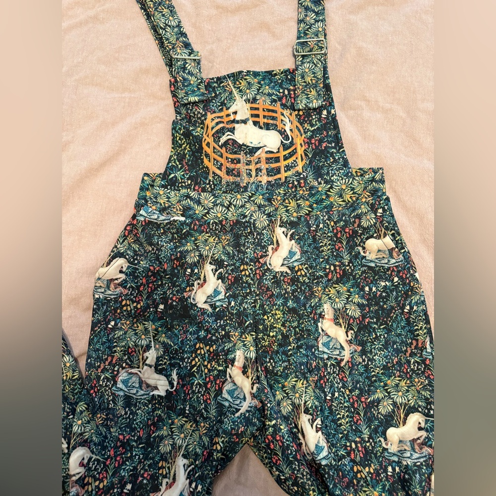 Blackmilk unicorn overalls